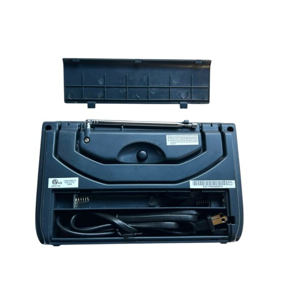 Emerson Portable AM/FM Weather Band Radio Plug-in Or Battery RP6251 Clock TESTED - Picture 5 of 5